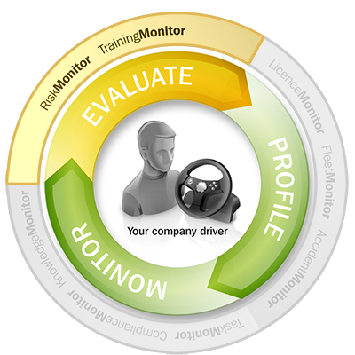 driving monitor risk wheel evaluate