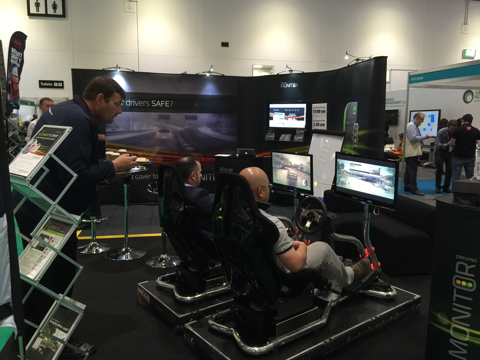 Mock trials, DVLA service review and racing simulators at the Expo in ExCeL this week