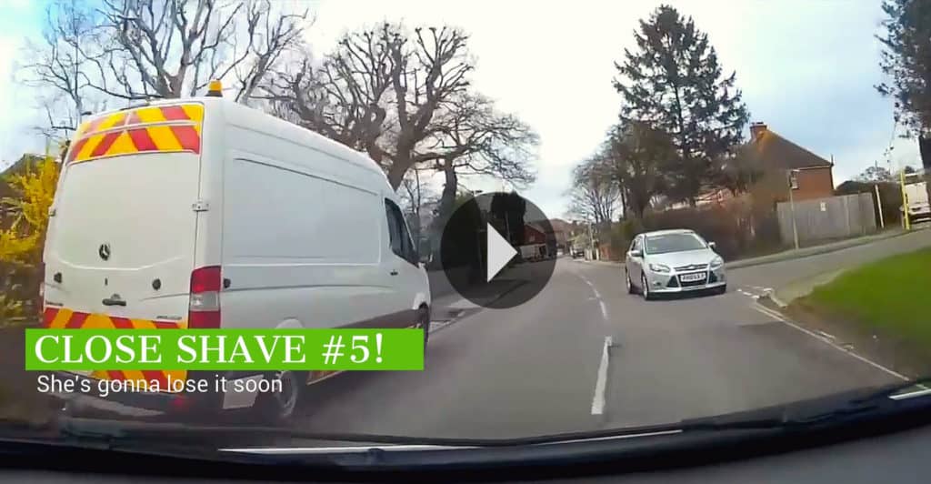 Real drunk driver footage from a dashcam