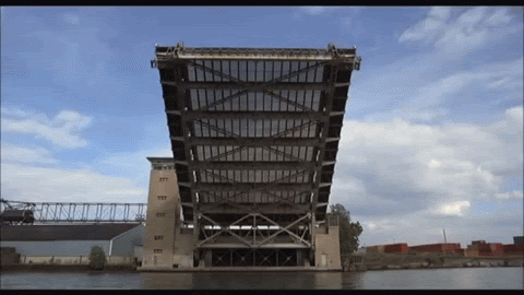 Don’t try 007-style drawbridge leap at home